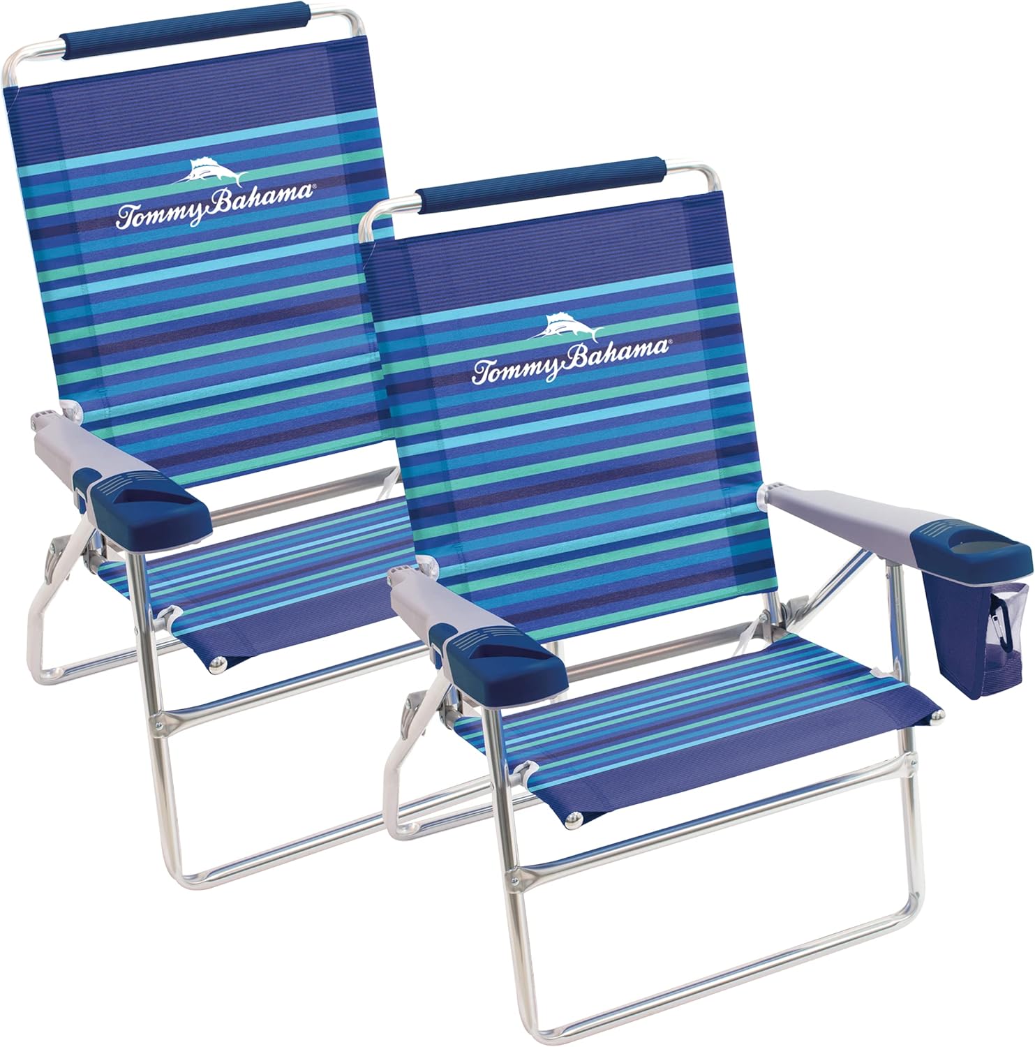 Tommy Bahama Highboy 4-Position Beach Chairs (Set of 2)